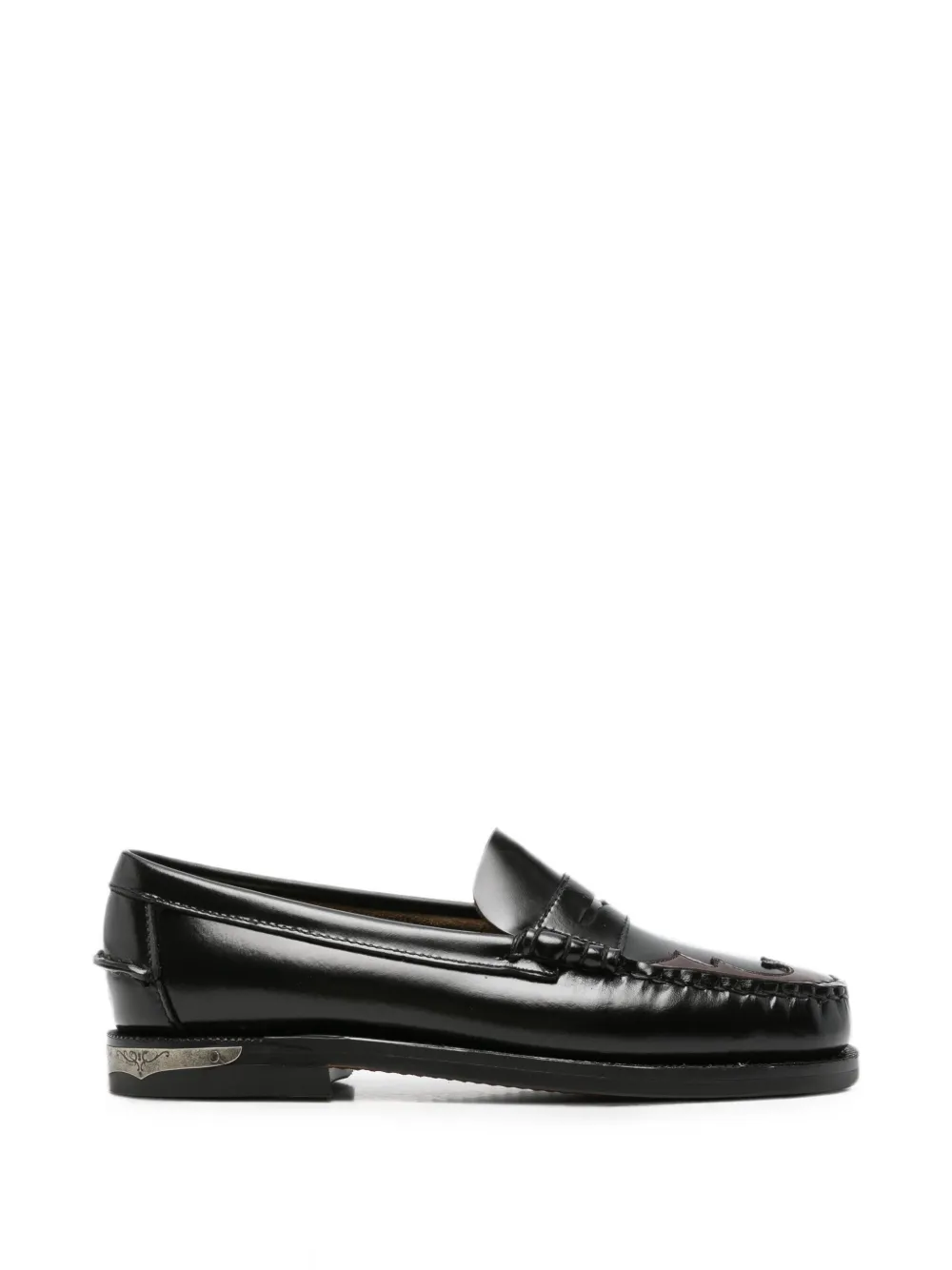 Sebago Dan Scarabeo Western-detail loafers Zwart