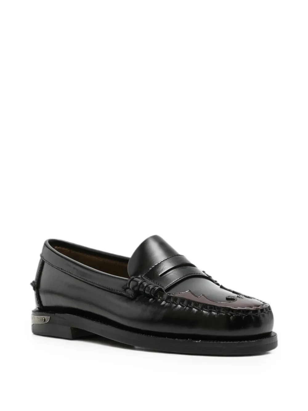 Sebago Dan Scarabeo Western-detail loafers Zwart