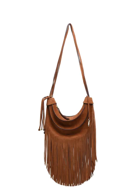 FARM Rio fringed suede shoulder bag