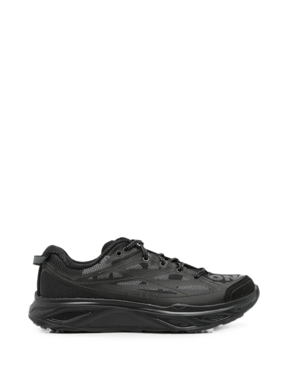 HOKA logo-print panelled sneakers - Schwarz