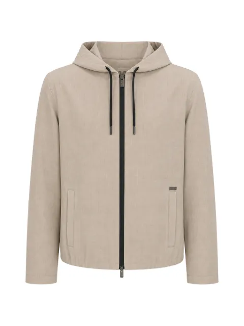Tombolini hooded zip-up jacket