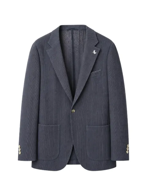 Tombolini pinstripe-pattern notched-lapel jacket