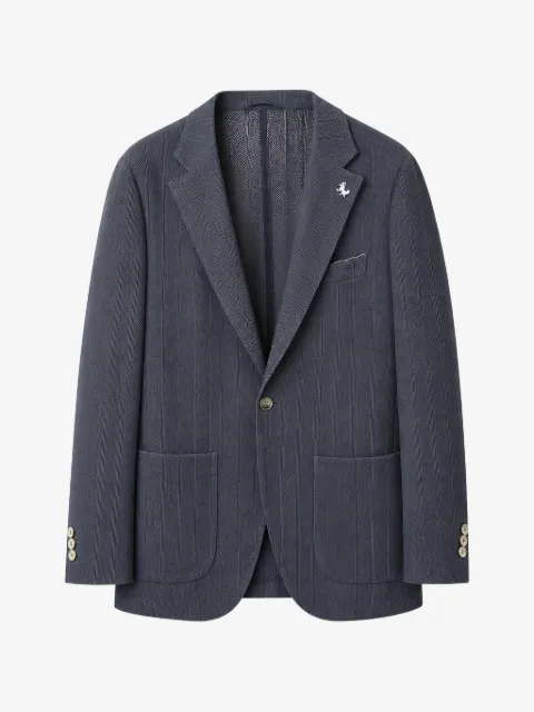 Tombolini pinstripe-pattern notched-lapel jacket
