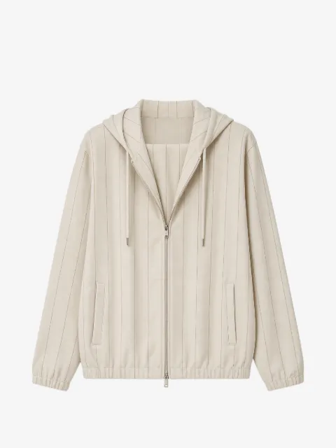 Tombolini pinstripe-pattern drawstring tracksuit