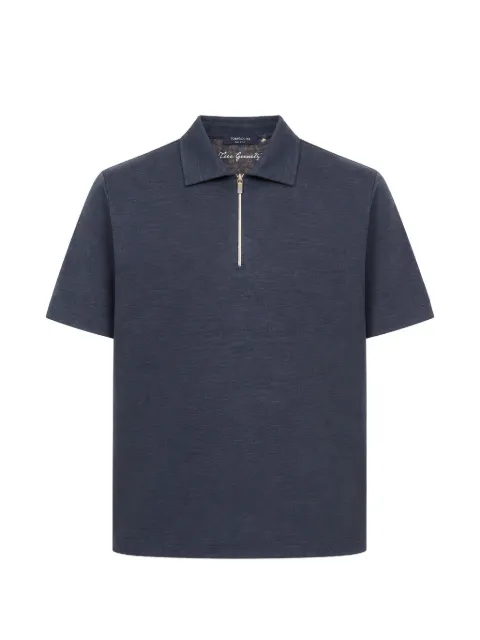 Tombolini zip-fastening polo shirt
