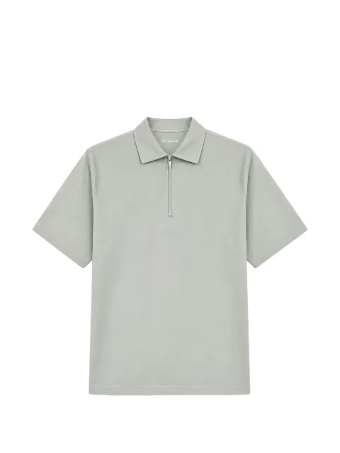 Tombolini zip-fastening short-sleeve polo shirt
