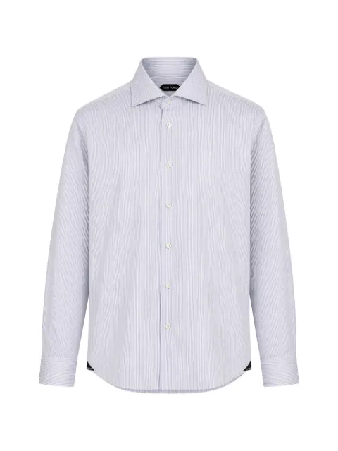 Tombolini vertical-stripe long-sleeve shirt