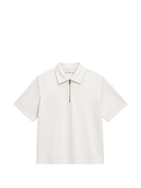 Tombolini quarter-zip polo shirt