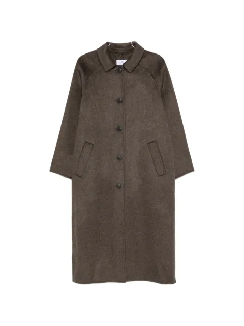 THE DYNAMIS STUDIO single-breasted wool-blend coat