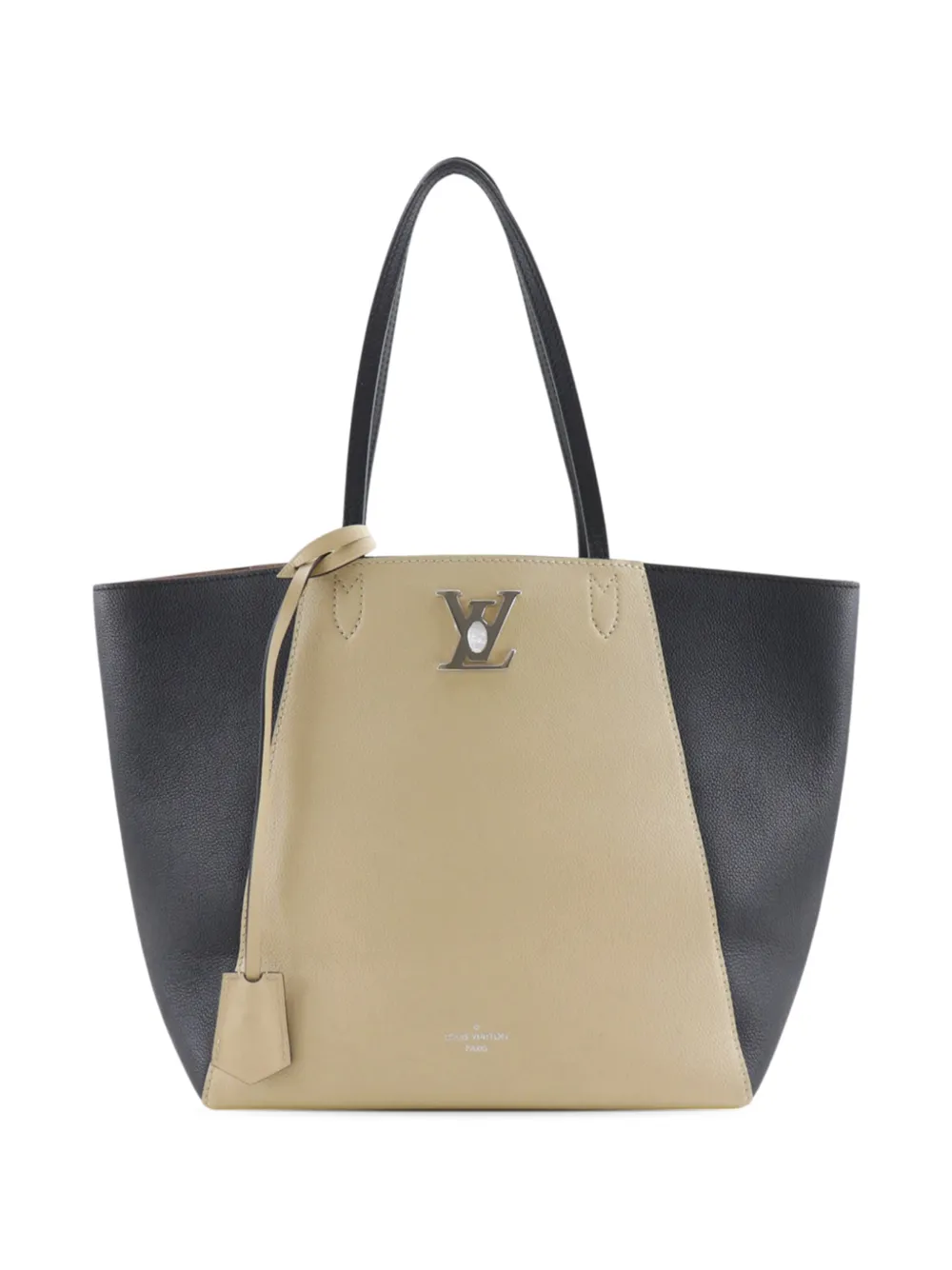 Louis Vuitton Pre-Owned 2017 Bicolor Calfskin LockMe Cabas tote bag - Nude