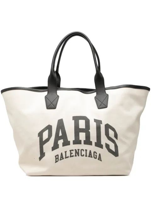 Balenciaga Pre-Owned grand sac à main Cities Paris Jumbo en toile (2000-2026)