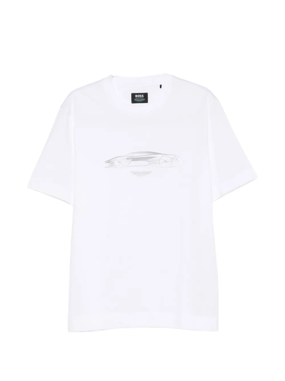 BOSS x Aston Martin C-Taut graphic-print T-shirt - Weiß