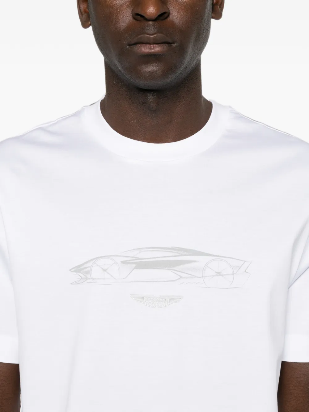 BOSS x Aston Martin C-Taut T-shirt met grafische print Wit