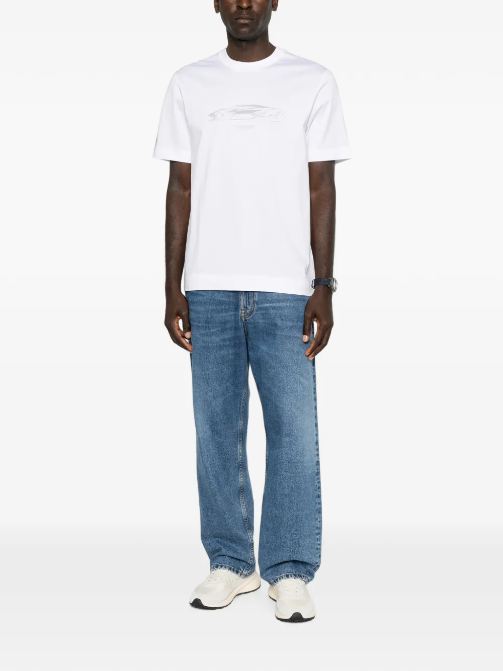 BOSS x Aston Martin C-Taut T-shirt met grafische print Wit