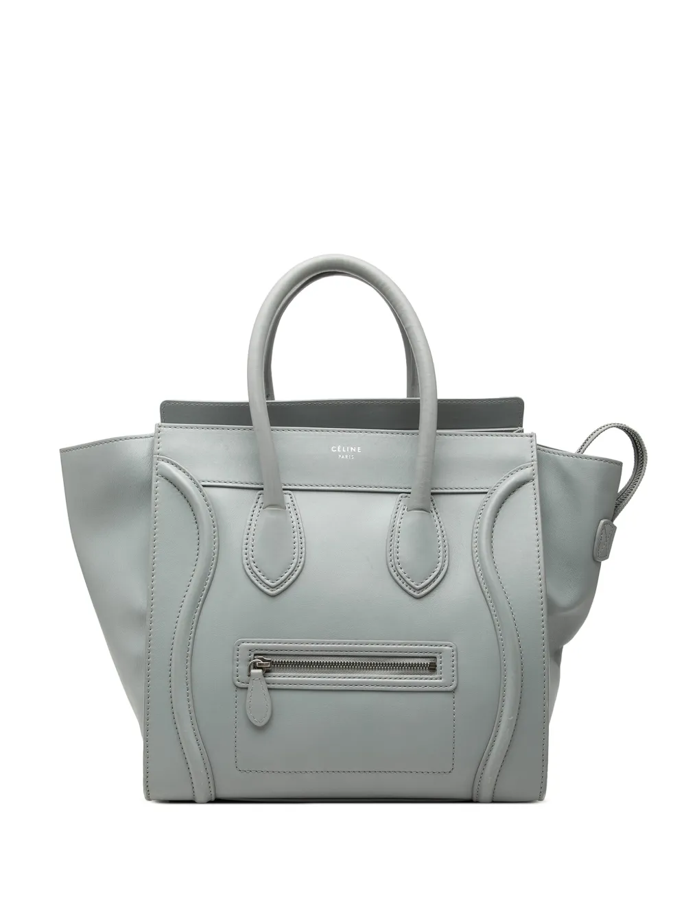 Celine Pre-Owned 2013 Mini Leather Luggage tote bag - Grau
