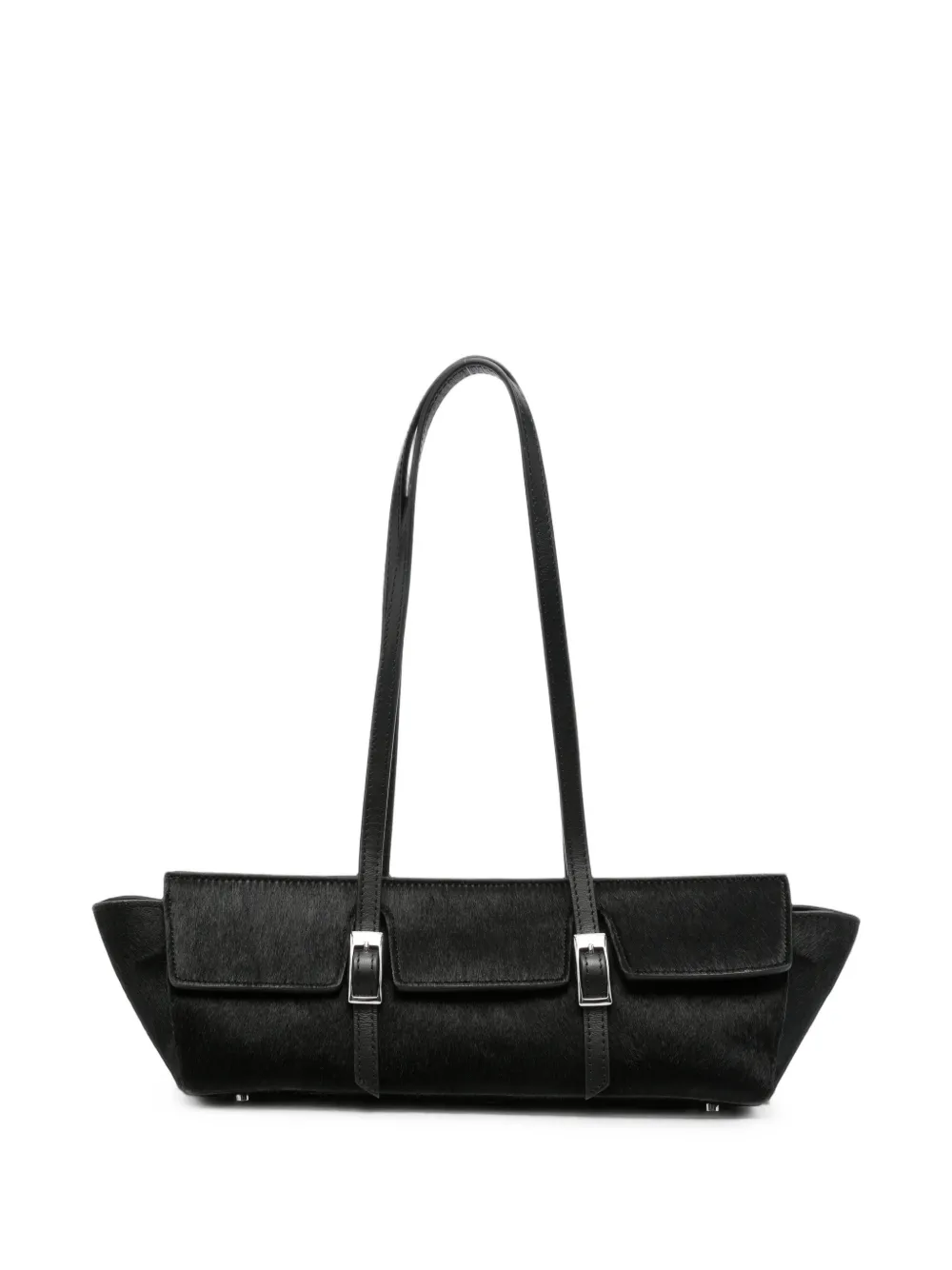 Elleme Le Bateau calf leather shoulder bag - Nero