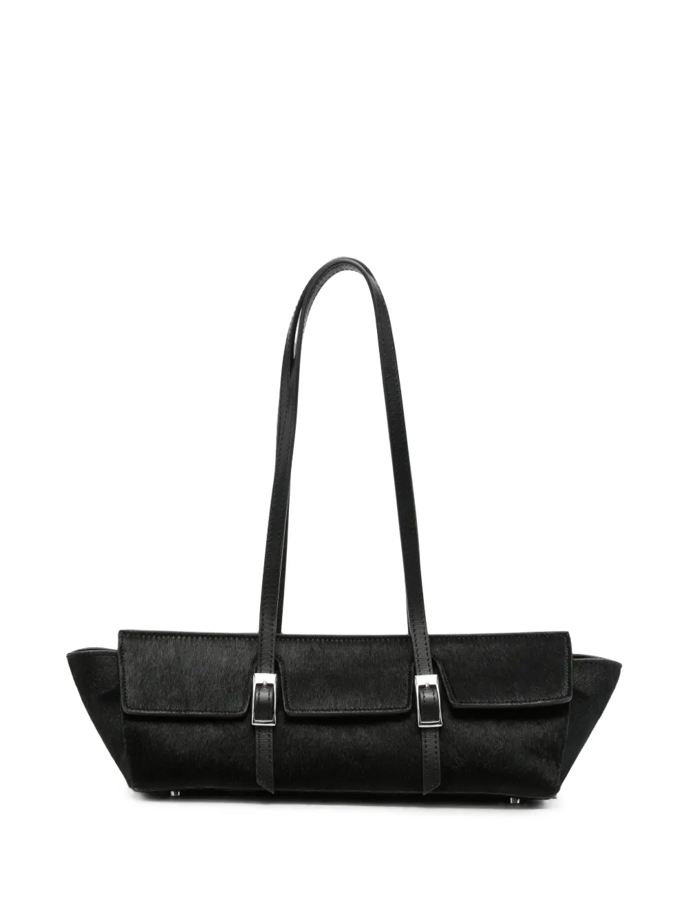 Elleme Le Bateau calf leather shoulder bag - Nero