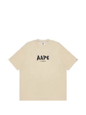 AAPE BY *A BATHING APE® logo-detail T-shirt | Yellow | FARFETCH