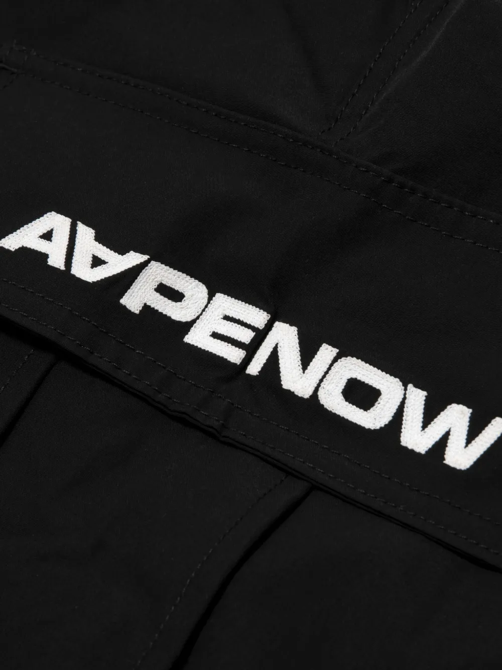 AAPE BY *A BATHING APE Cargo trainingsbroek Zwart