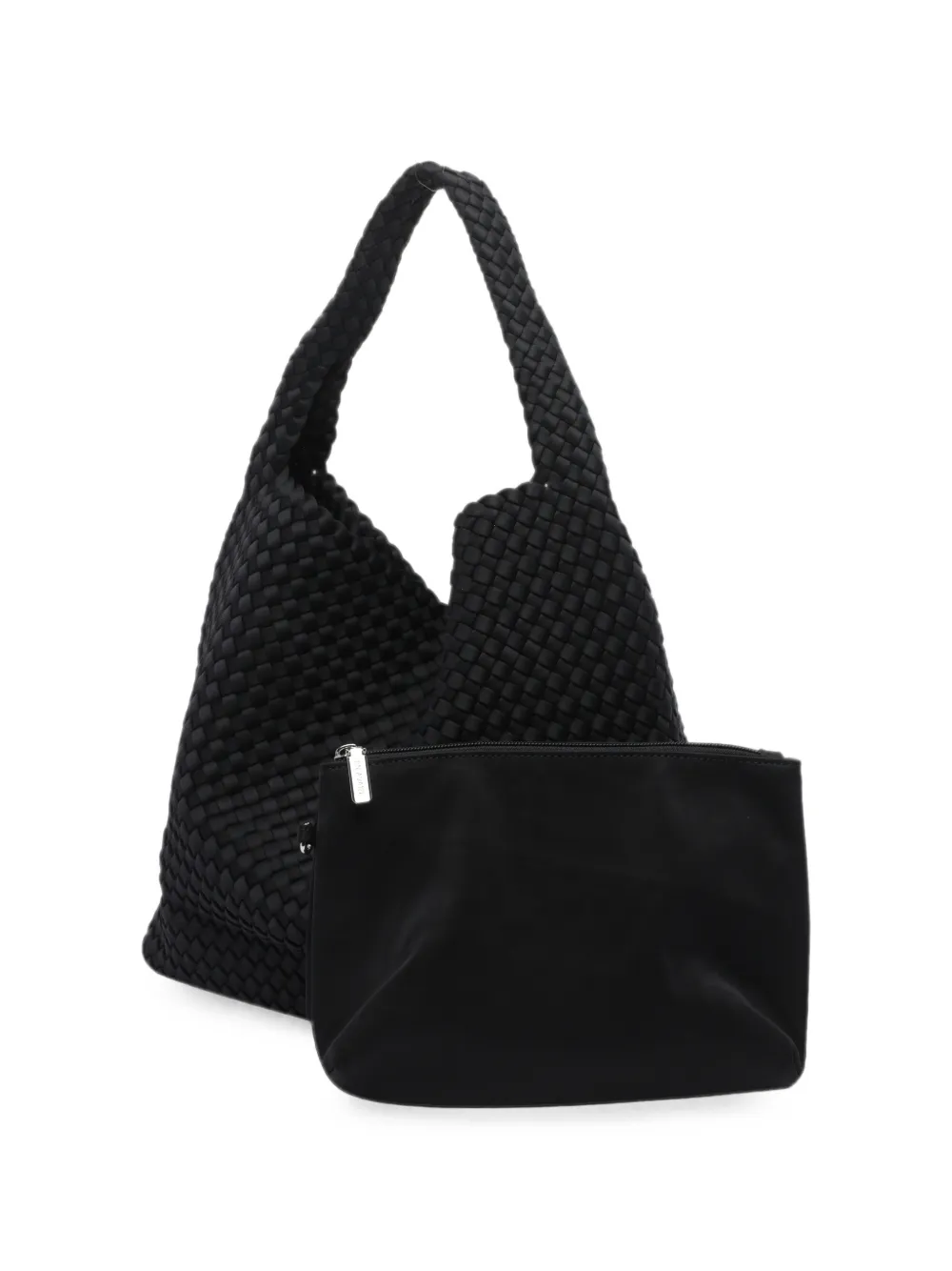 EN AVANT Venezia geweven shopper Zwart