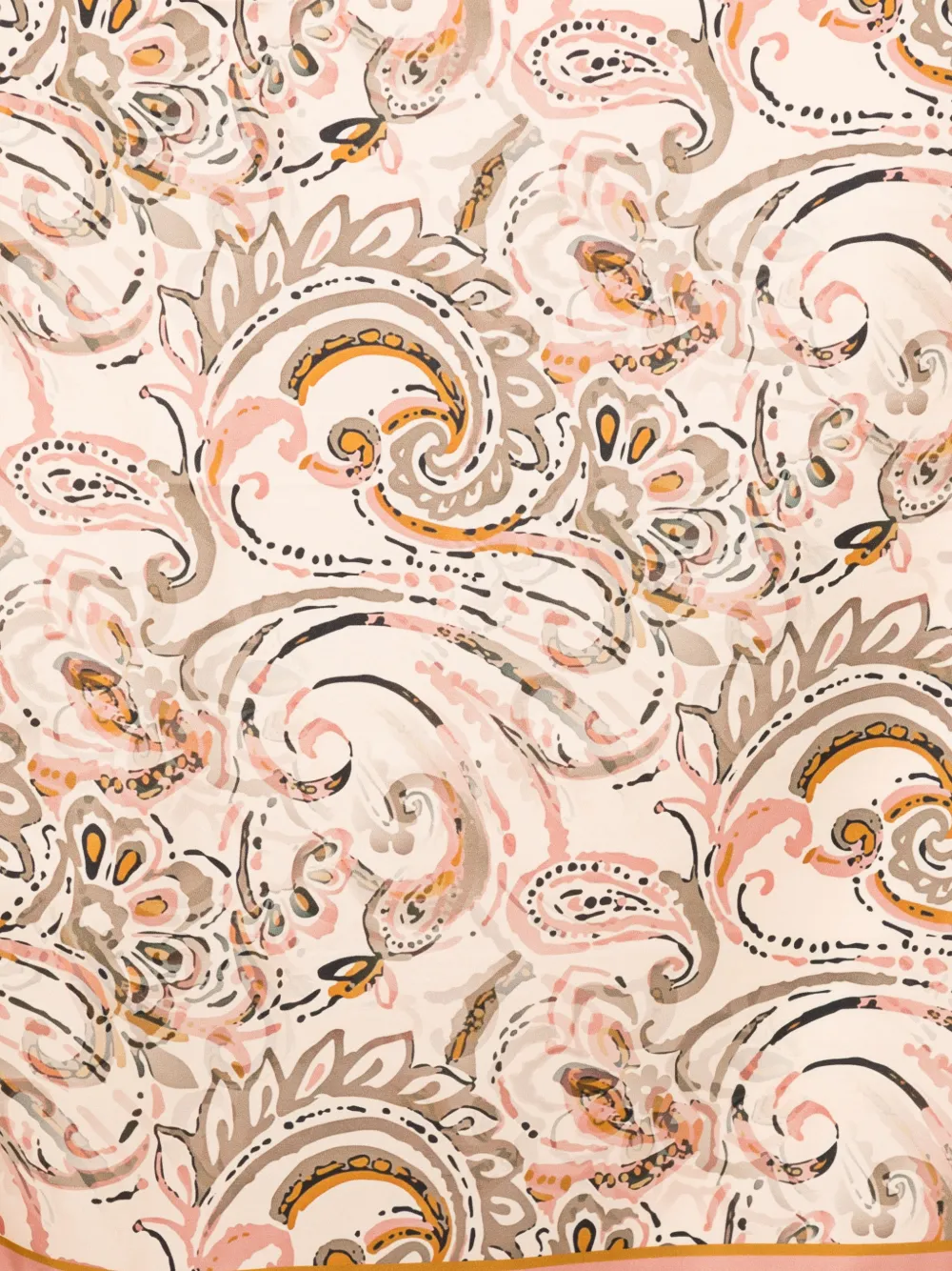 D'aniello Sjaal met paisley-print Beige