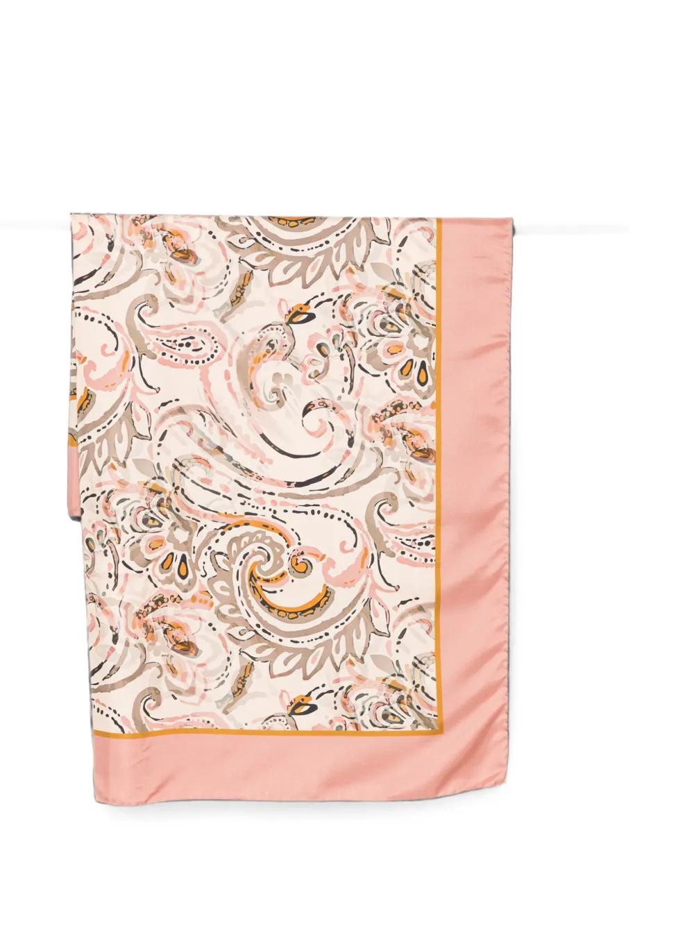 D'aniello paisley-print scarf - Nude