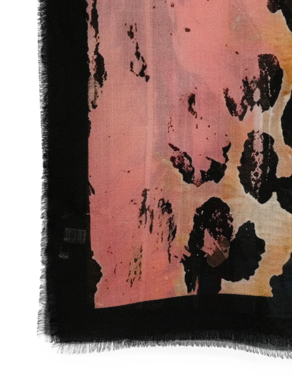 D'aniello Sjaal met dierenprint Roze