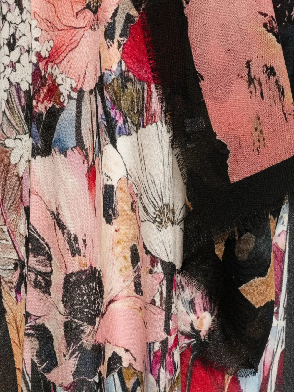 D'aniello Sjaal met dierenprint Roze