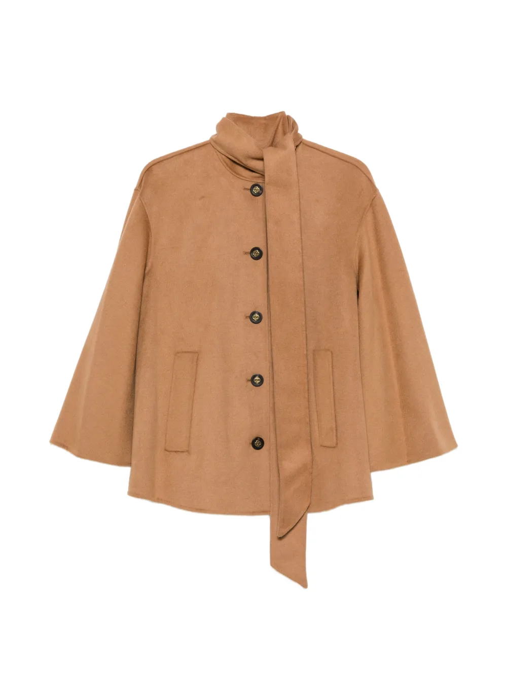Zimmermann Tie-neck Coat In Neutrals