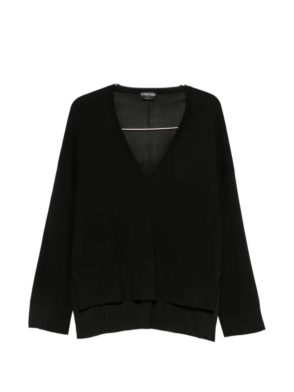 TOM FORD V-neck wool sweater - Schwarz