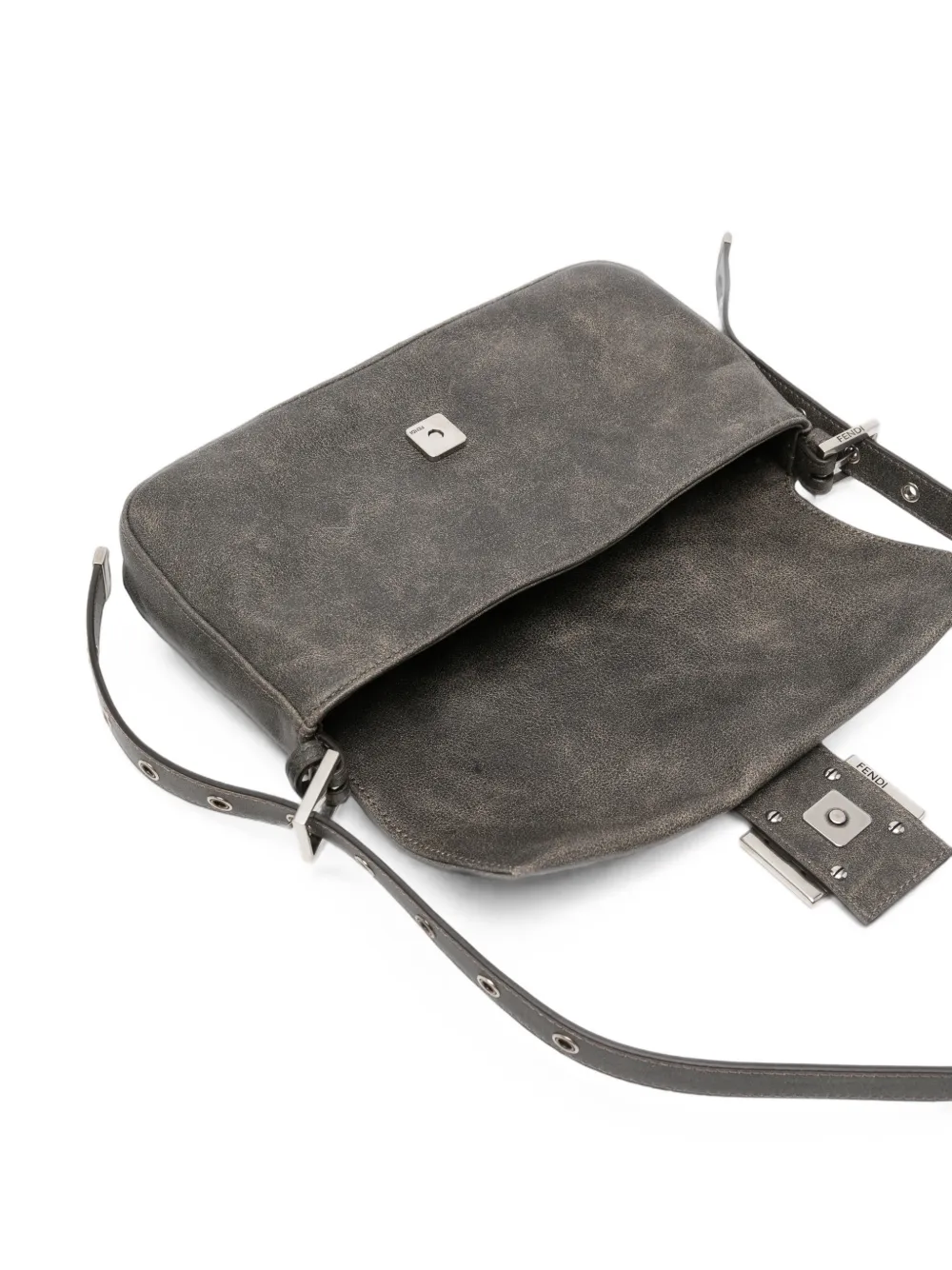 FENDI Baguette schoudertas Grijs