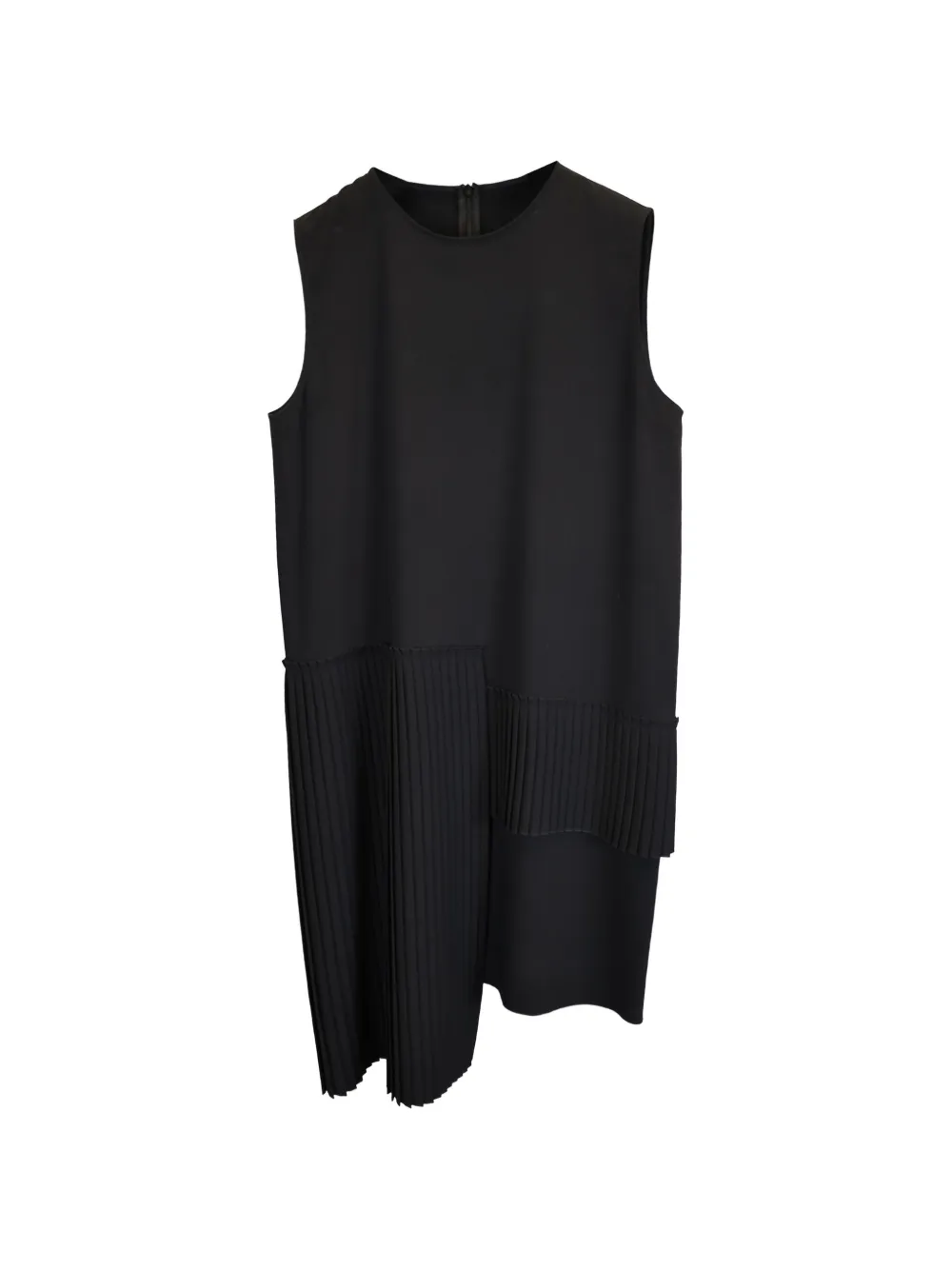 Maison Martin Margiela Pre-Owned asymmetric pleated dress - Nero