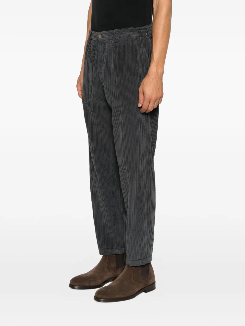Briglia 1949 Portofino ribfluwelen broek Grijs