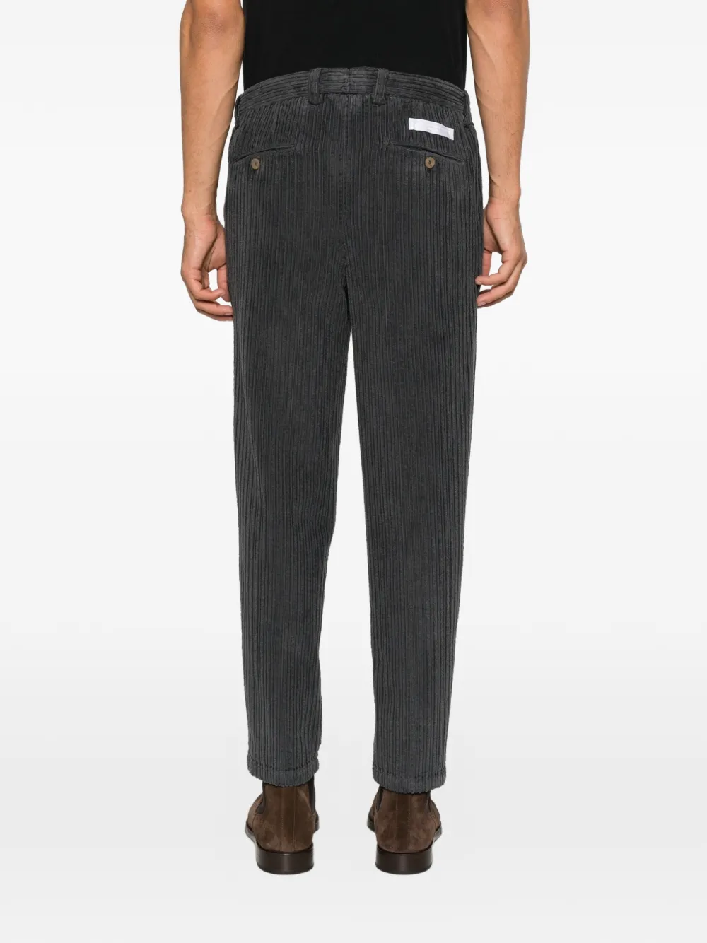 Briglia 1949 Portofino ribfluwelen broek Grijs