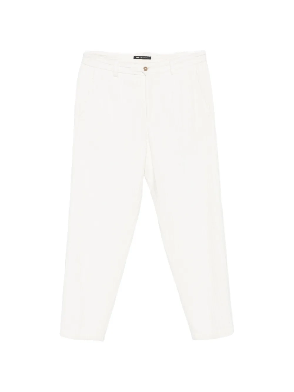 Briglia 1949 pleated corduroy trousers - Bianco