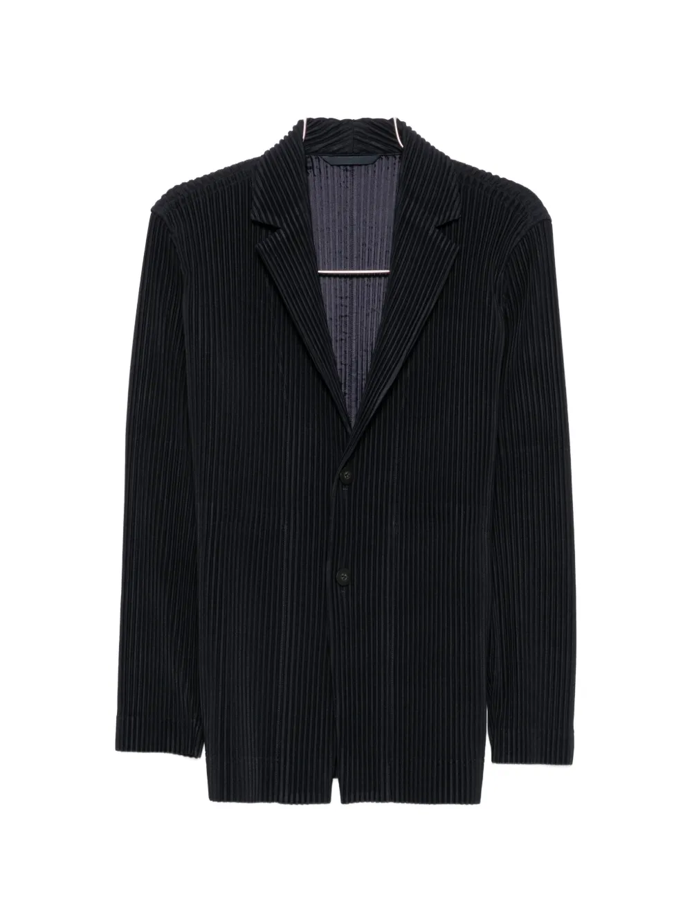 Homme Plissé Issey Miyake Blazer mit fallendem Revers - Blau