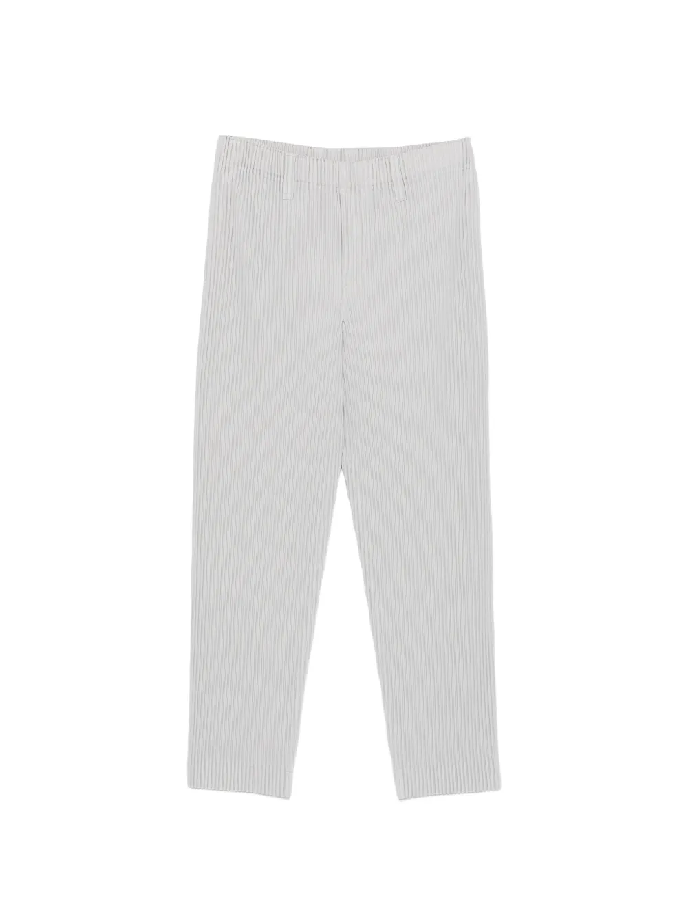 Homme Plissé Issey Miyake plissé-effect cropped trousers - Grigio