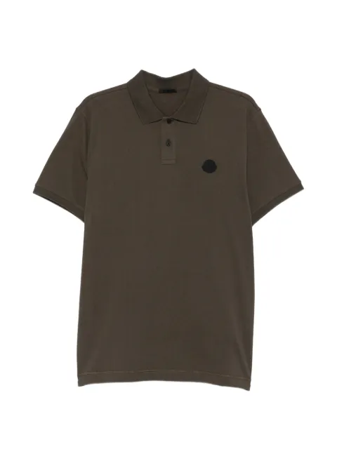 Moncler polo à patch logo
