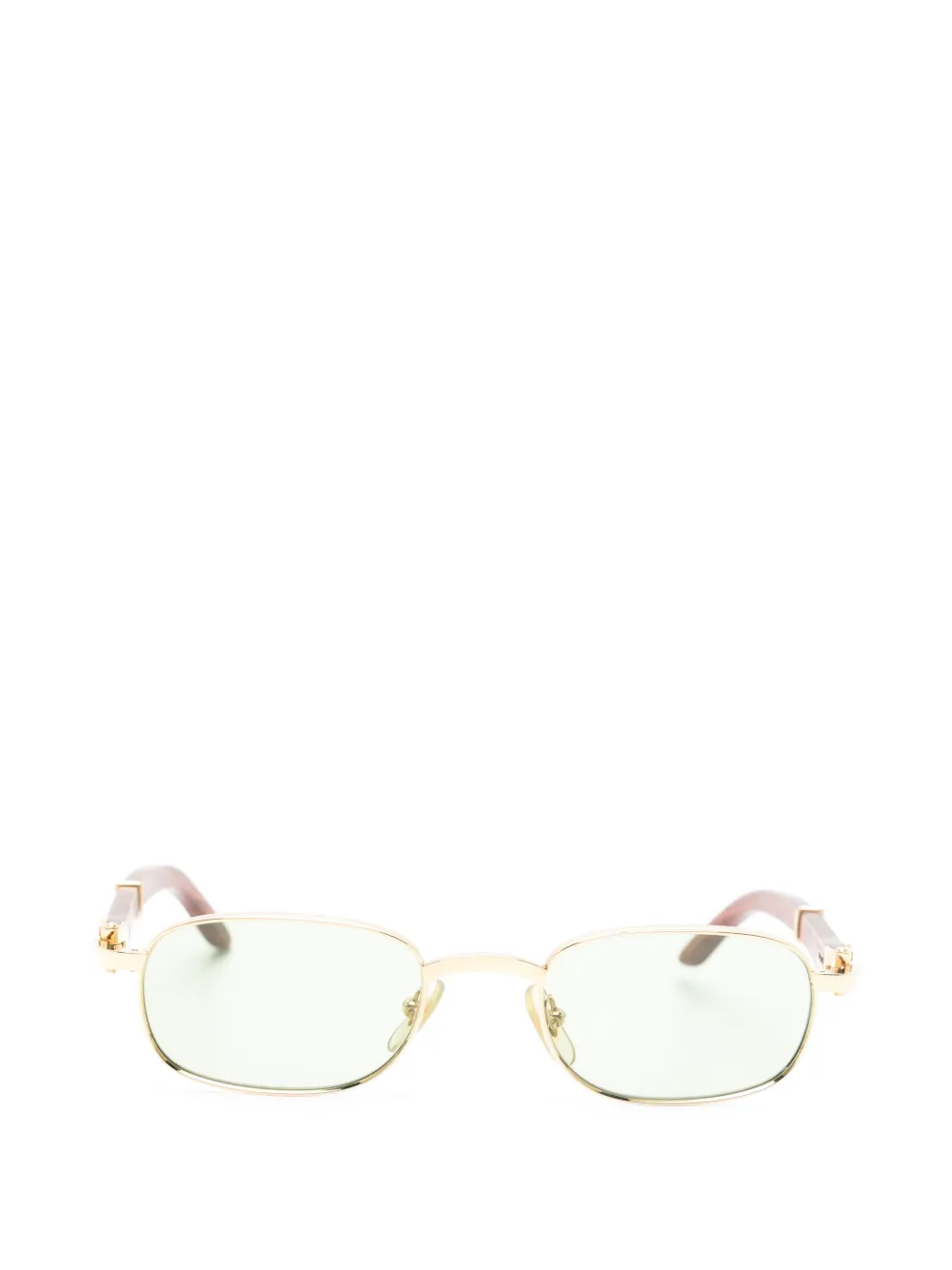 Cartier Camarat rectangle-frame sunglasses - Oro