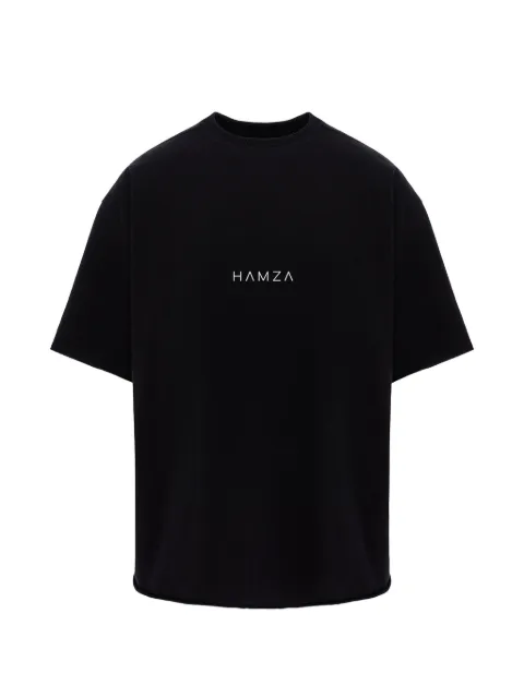 HAMZA Aky T-Shirt mit Slogan-Print