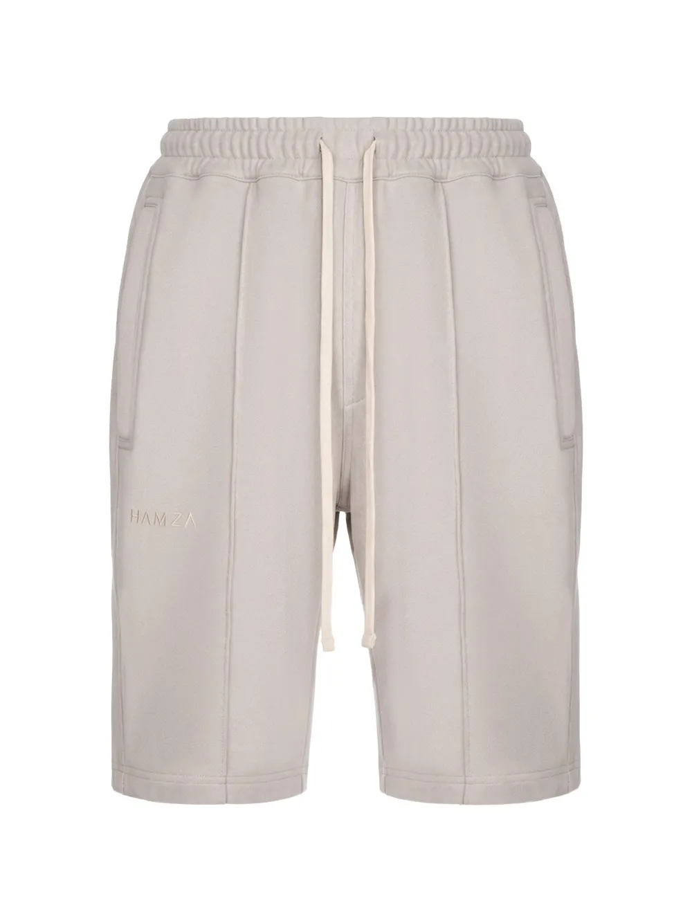 HAMZA Khan drawstring-waist shorts - Nude