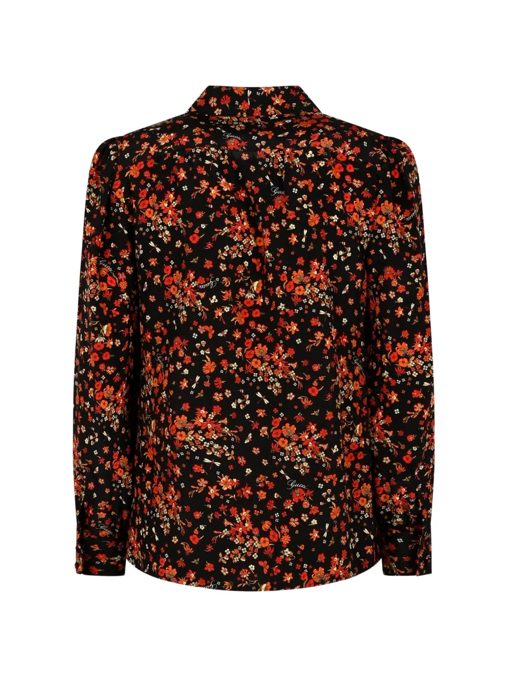 Gucci Overhemd met print Zwart