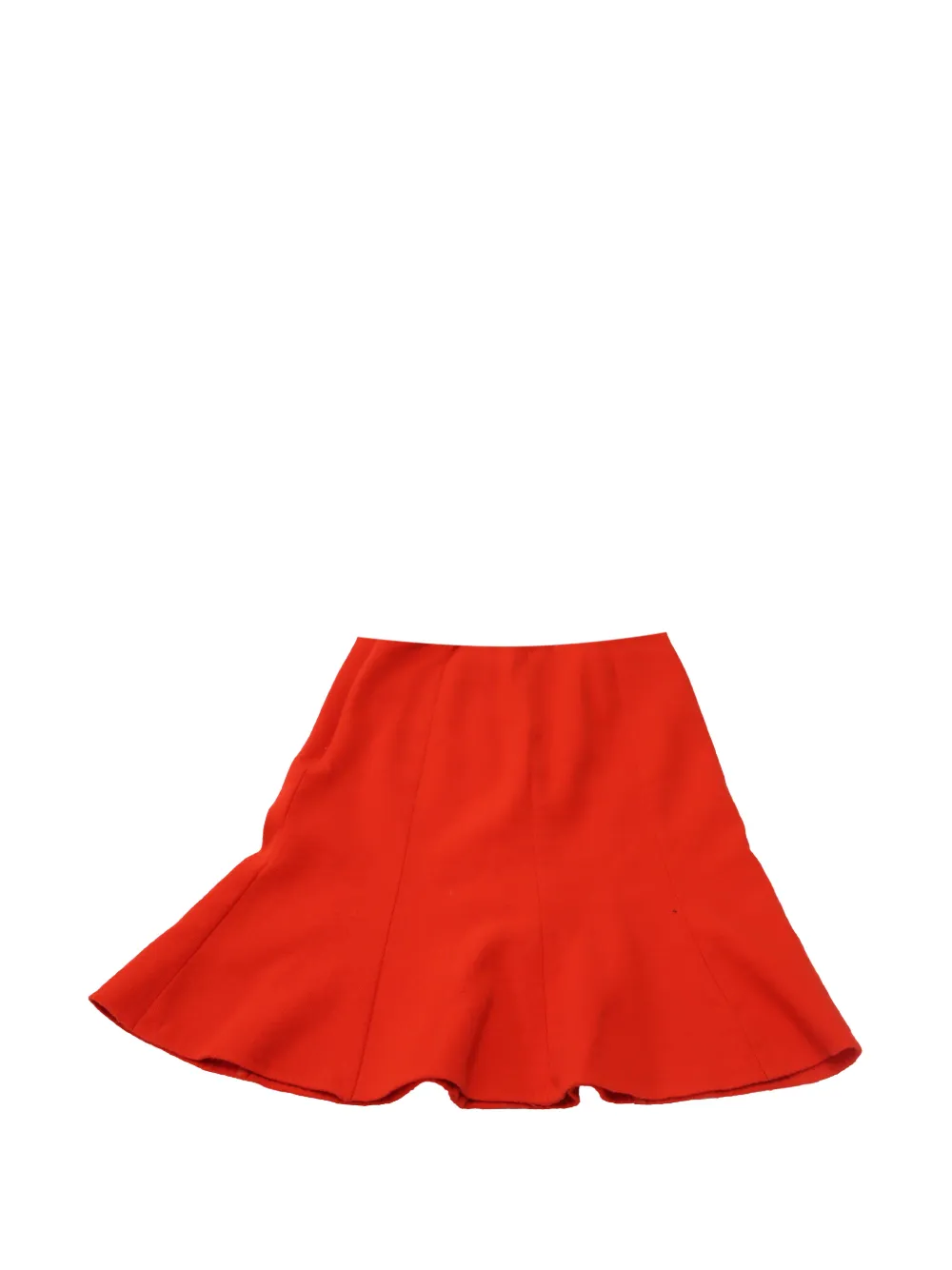 Oscar de la Renta Pre-Owned paneled midi skirt - Rot