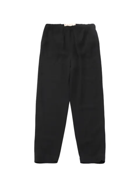 Marni Pre-Owned elasticated-waist cropped trousers