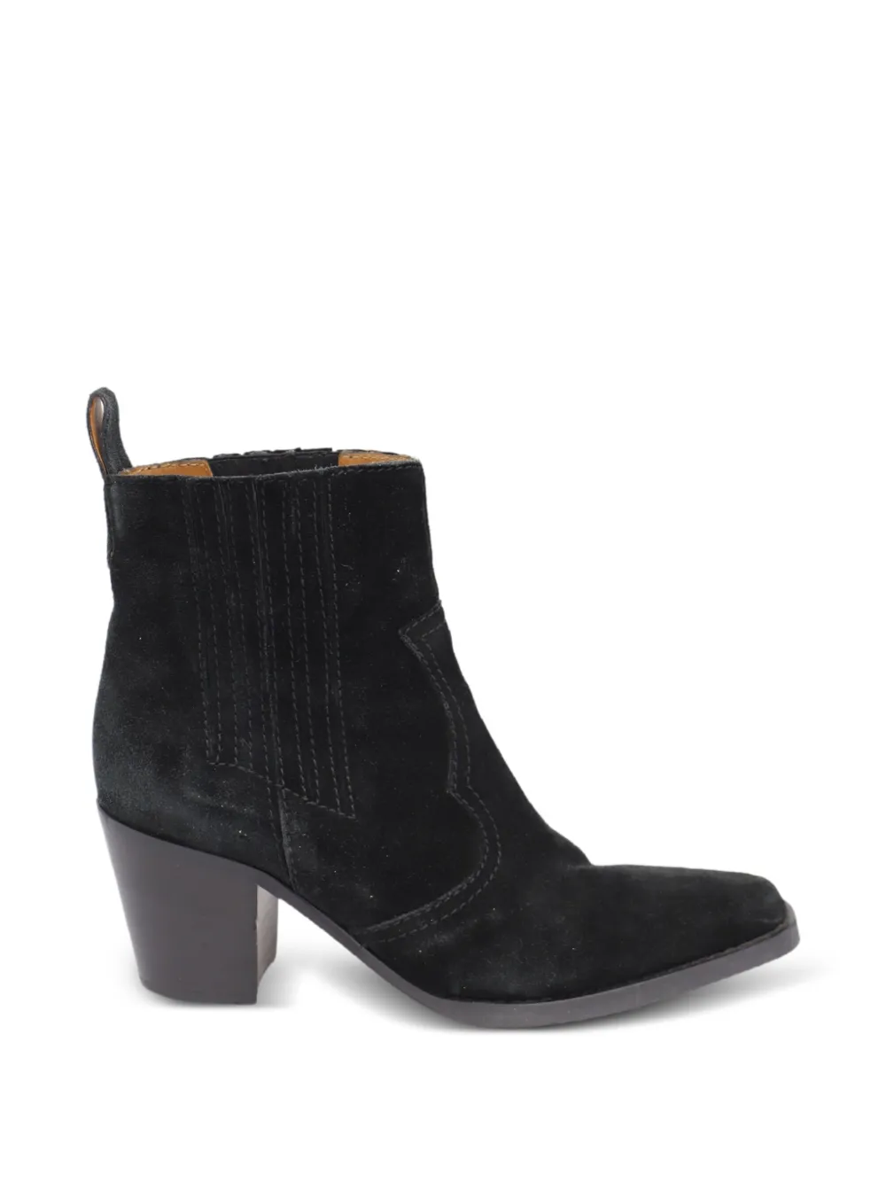 GANNI Western ankle boots - Nero