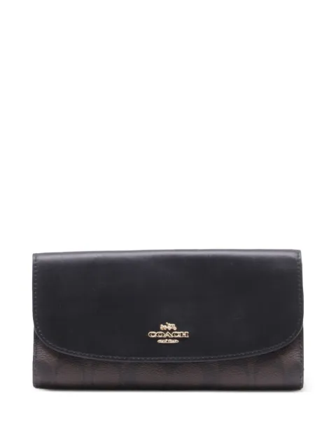 Coach Vintage Signature Continental wallet