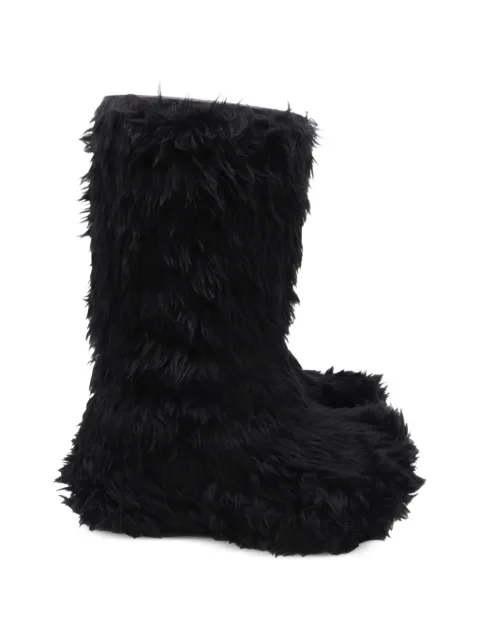 Balenciaga Pre-Owned bottes Crocs en fourrure artificielle