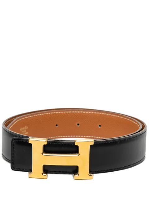 Hermès Pre-Owned cinturón Constance H Reversible de piel boxcalf y piel Courchevel 1997