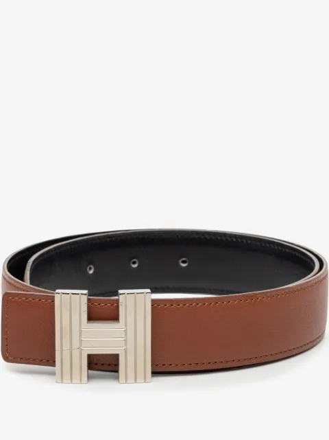 Hermès Pre-Owned 2001 Chevre Mysore Cadena H Reversible belt