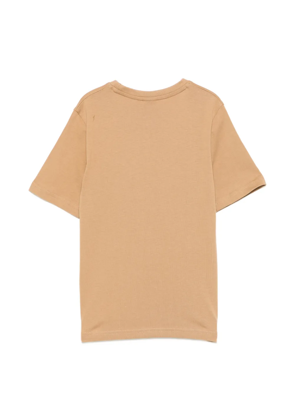 BOSS Kidswear T-shirt met logoprint Beige
